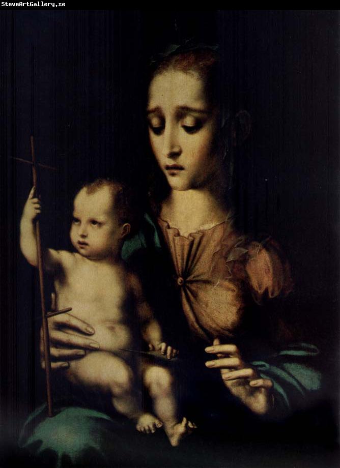 MORALES, Luis de Madonna and Child